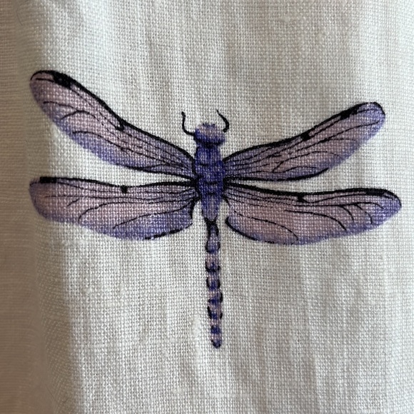 Talbots butterfly pattern linen skirt . - Picture 7 of 11